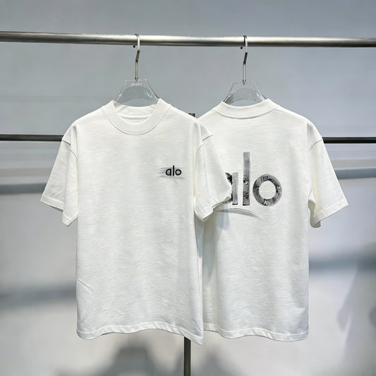 2026 New Letter Printing Short-sleeved Women T-shirt Trendy Temperament Casual Versatile Short-sleeved Clothing Heavy