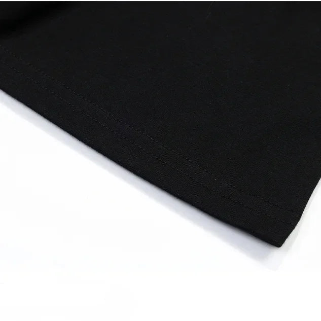 2025 New Light Luxury Summer Printing Fashion Brand Men's Short-sleeved T-shirt Casual Cotton Short-sleeved T-shirt