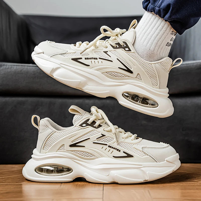 2026 Spring Autumn New Men's Casual Sneakers Luxury Trainers Breathable Race Running Shoes Male Fashion Sports Shoes Male