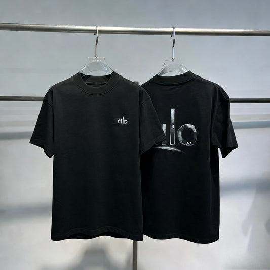 2026 New Letter Printing Short-sleeved Women T-shirt Trendy Temperament Casual Versatile Short-sleeved Clothing Heavy