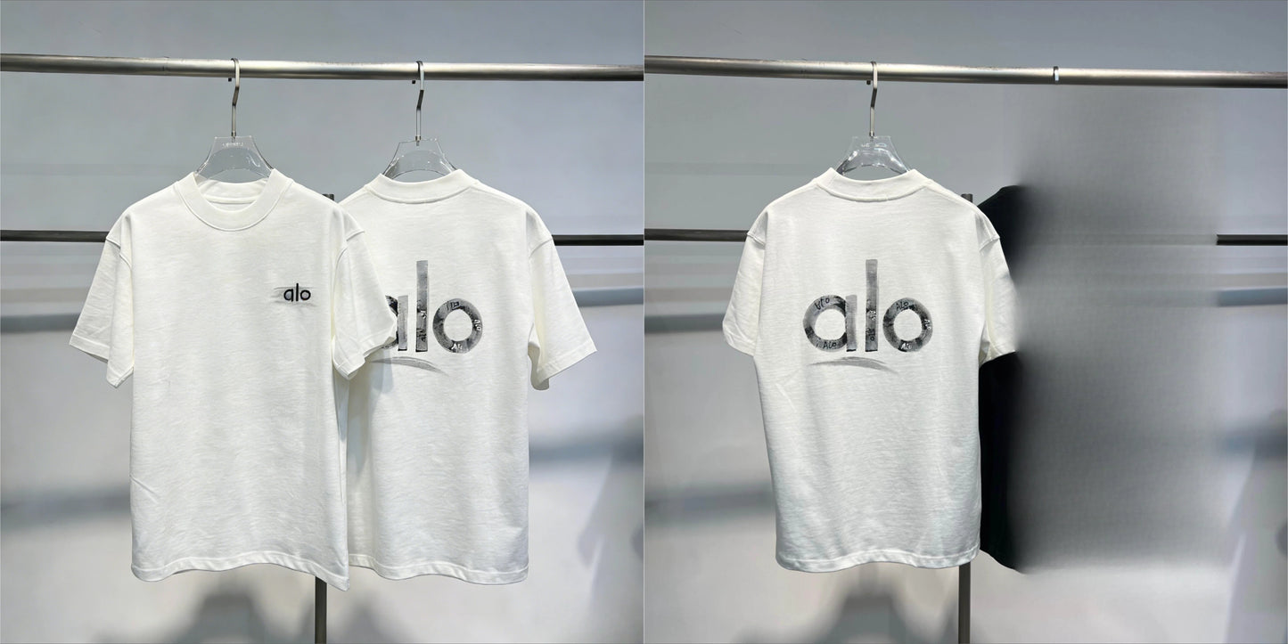 2026 New Letter Printing Short-sleeved Women T-shirt Trendy Temperament Casual Versatile Short-sleeved Clothing Heavy