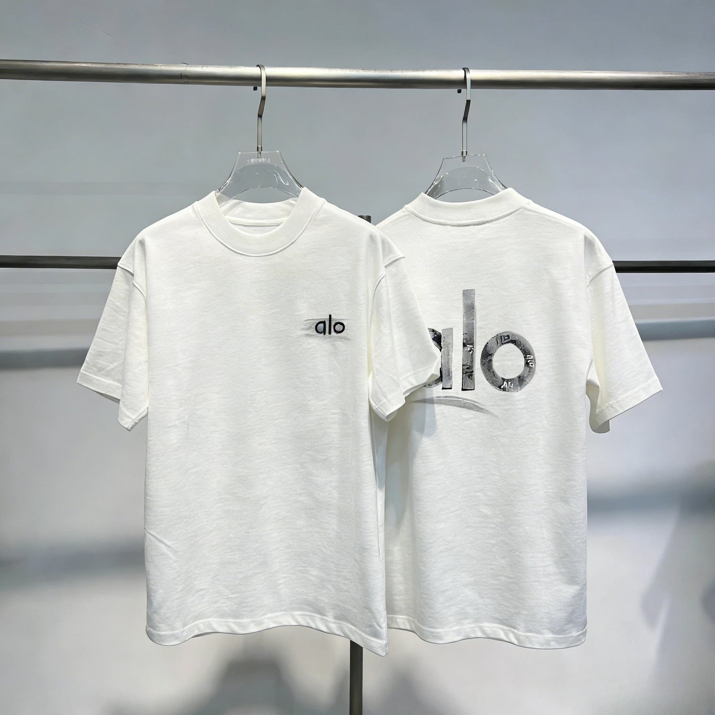 2026 New Letter Printing Short-sleeved Women T-shirt Trendy Temperament Casual Versatile Short-sleeved Clothing Heavy