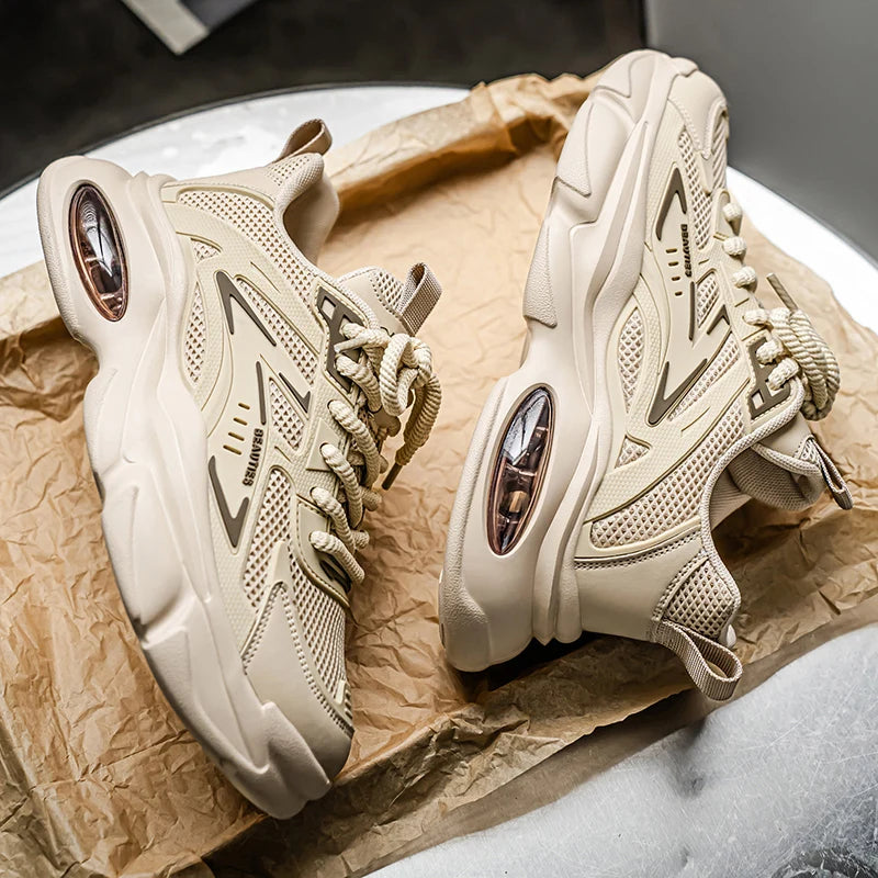 2026 Spring Autumn New Men's Casual Sneakers Luxury Trainers Breathable Race Running Shoes Male Fashion Sports Shoes Male