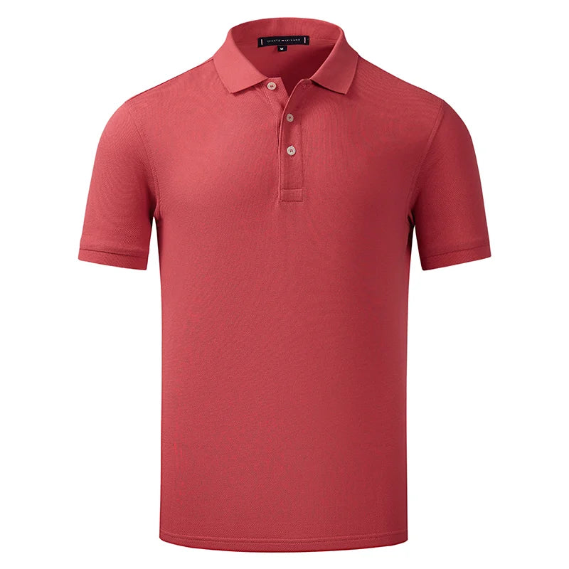 100% Cotton Lapel Polo Custom Logo Business Men And Women Short Sleeve Polo Embroidery Company Brand Quality Tops Print Design