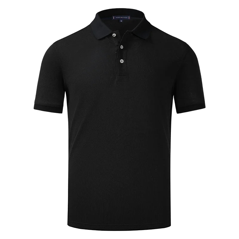 100% Cotton Lapel Polo Custom Logo Business Men And Women Short Sleeve Polo Embroidery Company Brand Quality Tops Print Design